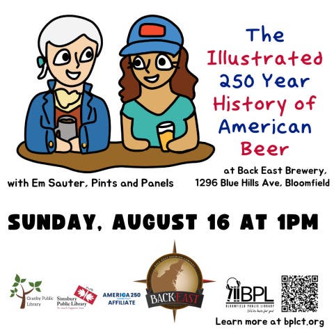 250th Anniversary of American Beer with Em Sauter at Back East Brewery & Kitchen