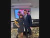 Actress / reporter Jessica Ross and Tim Wieland, President , CBS Los Angeles 