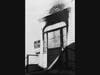 Front Entrance of the temporary Police Station after the firebombing in August of 1970.
