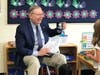 Mayor Martin was gifted a King School Mug.
