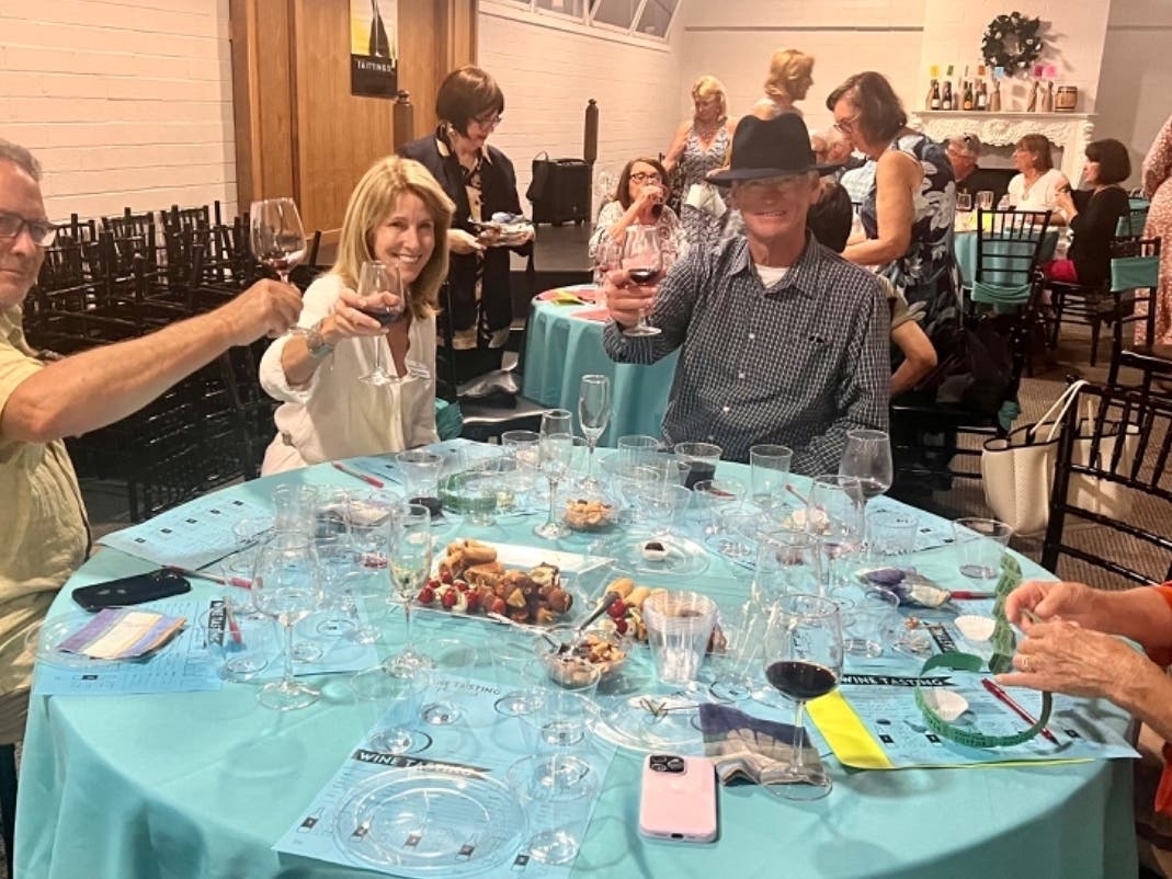 DPWC members, families and friends enjoyed a private wine tasting event to raise funds for the non-profit’s philanthropies.