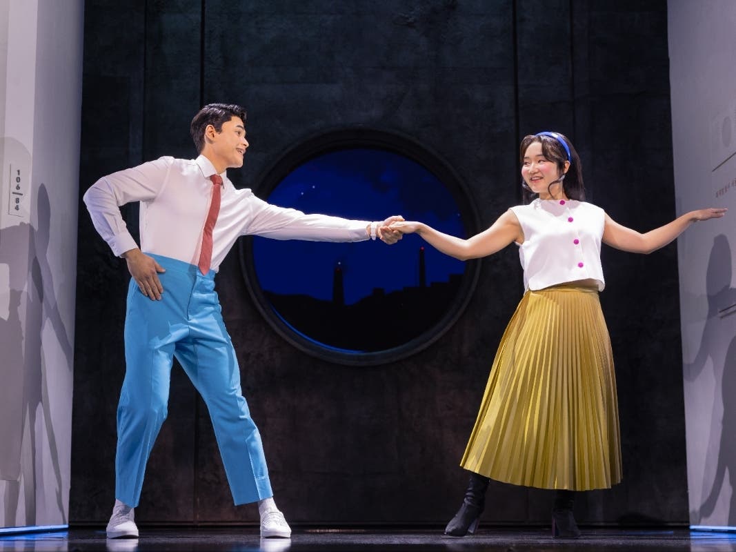 Claire Kwon and Steven Huynh in MAYBE HAPPY ENDING