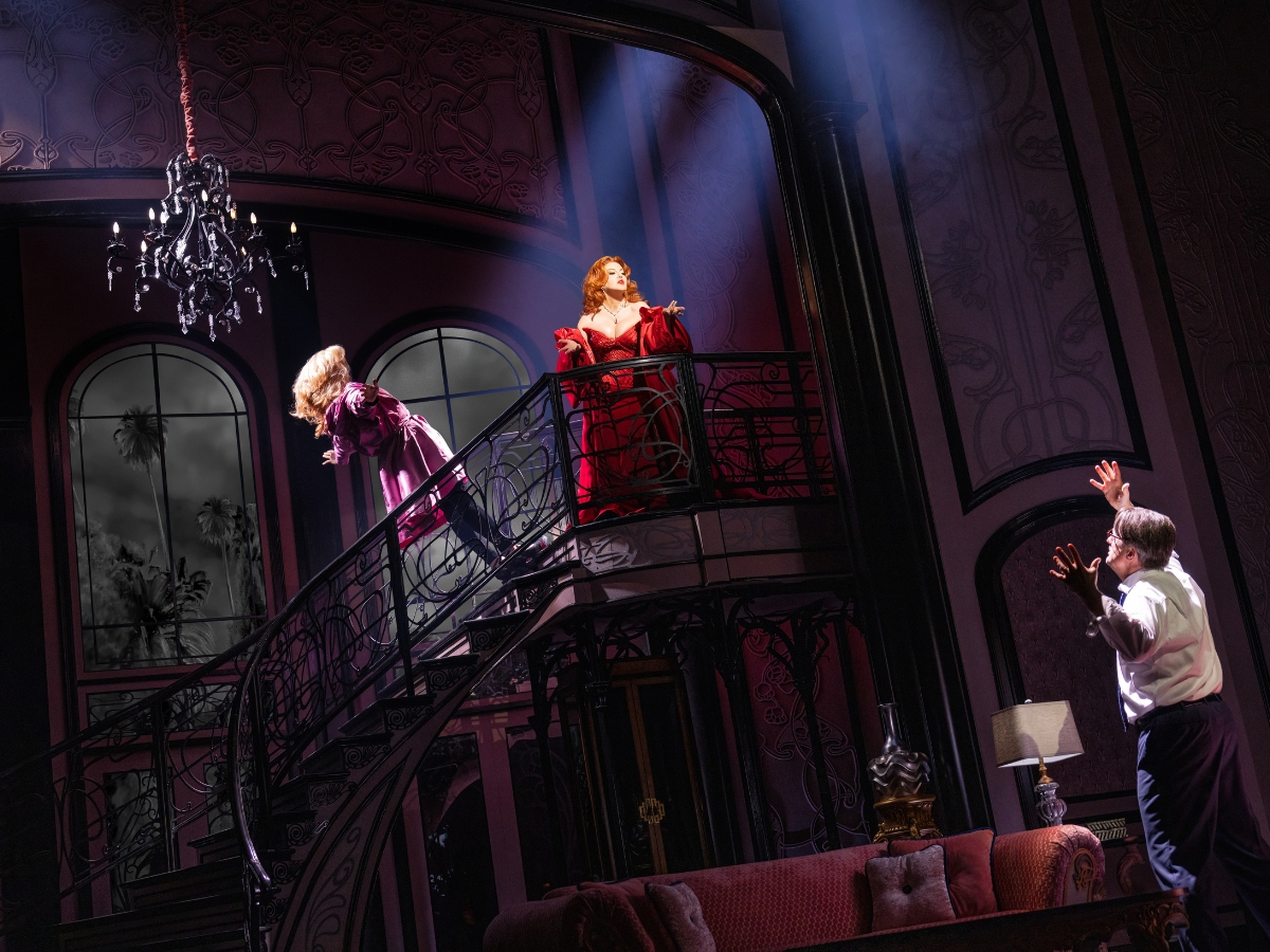 Jennifer Simard & Christopher Sieber in the Original Broadway Cast of DEATH BECOMES HER