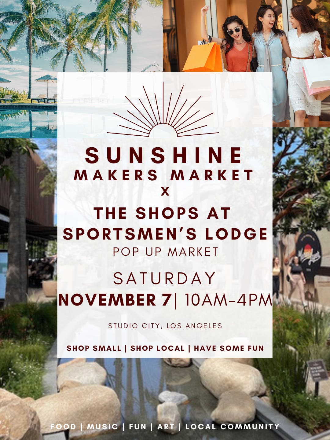 November Sunshine Makers Market at The Shops at Sportsmen’s Lodge