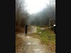 Entering the path to Bachelor's Grove Cemetery. 