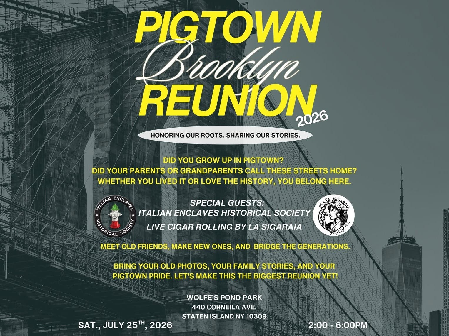 Pigtown Brooklyn Reunion 2026