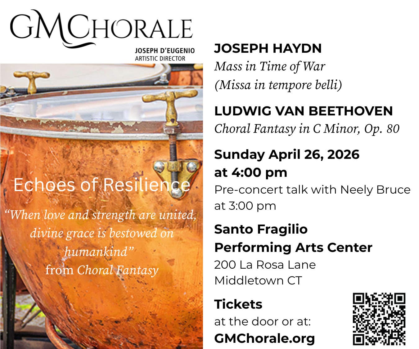 GMChorale to present “Echoes of Resilience” in Middletown on April 26