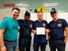 Sandy Springs First Responder Heroes presented with Dunkin Donuts and "Thank You" cards on 9/11