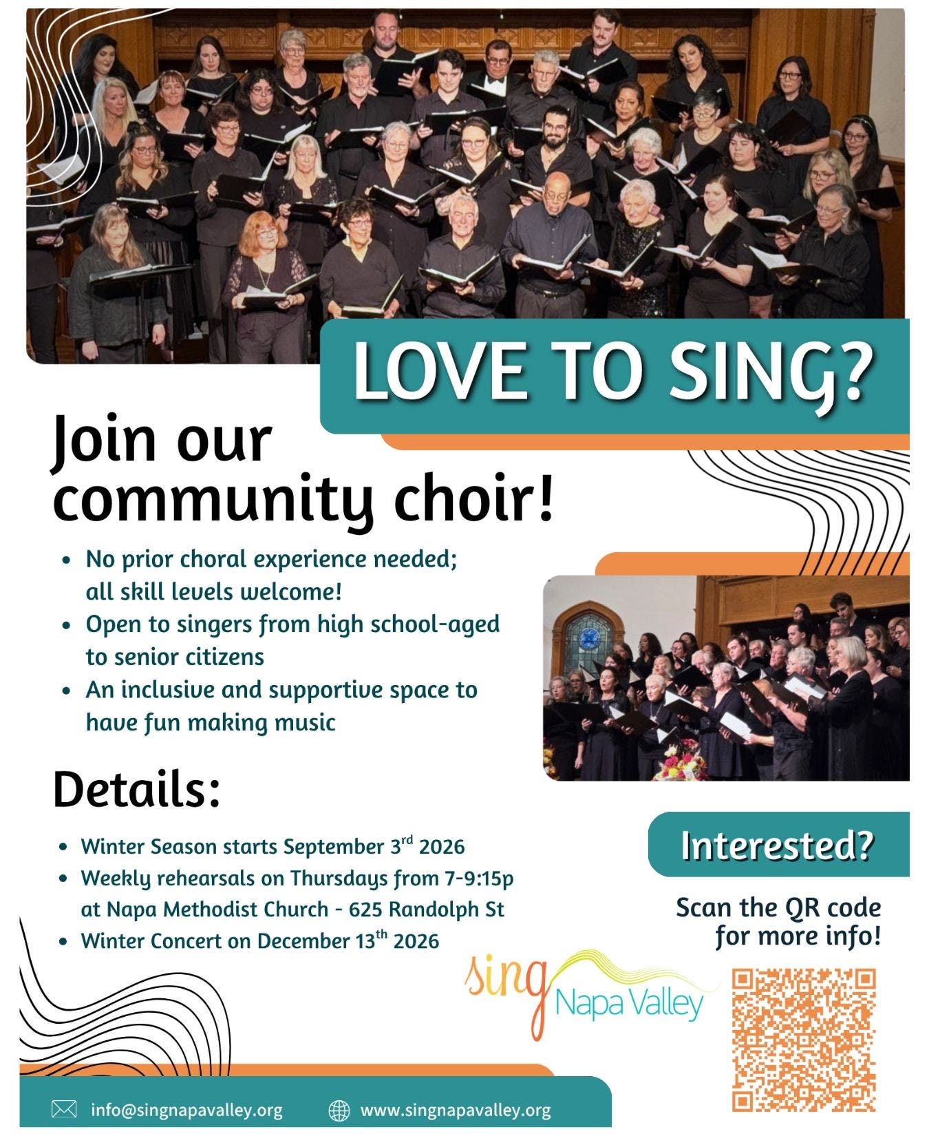 Sing Napa Valley Community Choir