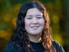 Elaina Yick, winner of the Aaron T. Moore Leadership Award 

