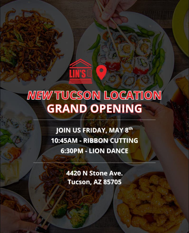  Lin’s Grand Buffet Announces Tucson Grand Opening & Ribbon Cutting