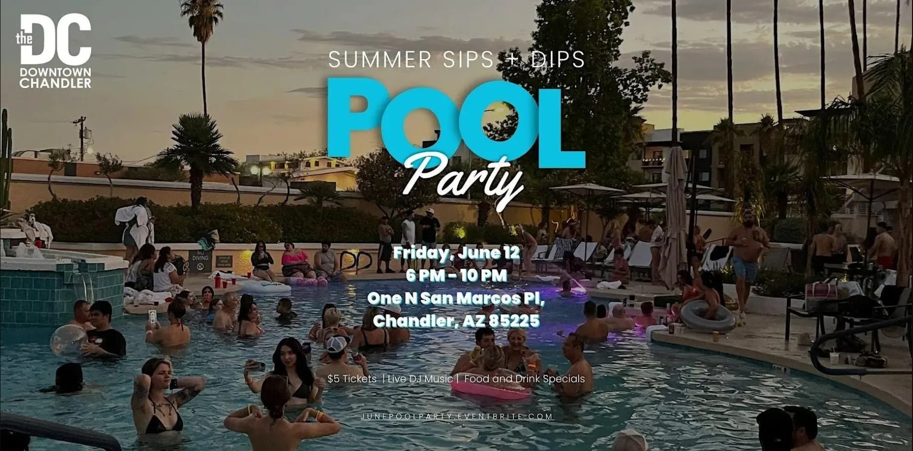 Summer Sips + Dips – Adult-only Pool Party