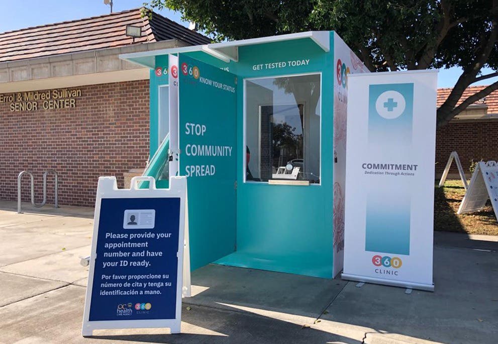 Jan 22 Schedule A Drive Thru Or Walk Up Covid 19 Test With 360 Clinic Orange County Ca Patch