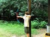 Troop 200 Scout Nick Casalins spent time on the archery range perfecting his skills.