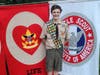 Owen Maslanka is on his path to Eagle, receiving several merit badges