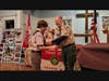 Oliver Sudol receives his merit badges from Troop 200 Scoutmaster, Jeff Lutz.