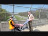 Troop 200 Scouts Gavin Martorana and Owen Maslanka properly fold a worn American flag.  The Scouts will hold a flag retirement ceremony in the near future.