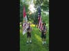Ryan Senger and John Martoccia present the colors at Troop 200's Court of Honor.