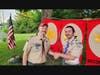 Troop 200's newest Eagle, Phil LaBelle is recognized by Scoutmaster Jeff Lutz.  Phil is the Troop's 92nd Eagle Scout.