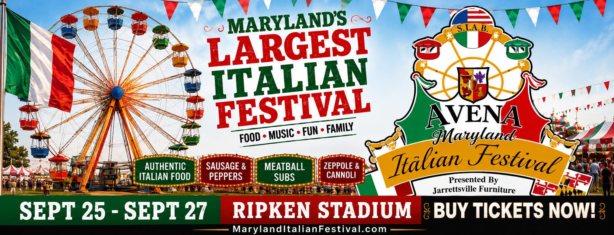 Maryland Italian Festival Sept 25- 27