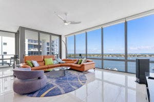 3BR/3.5bth Stunning Views at 3 Water Club Way, #1401 for $2.8M