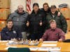 (L to R) FR: David McCaffrey, Director Somers Municipal Veterans Services, J. Kelley BR: W. Hocking, P. Martinello, S. Marquis, L. Collins