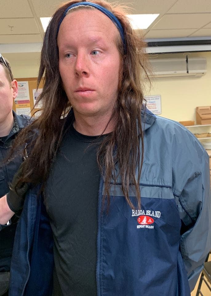 Ian Crowley, 31, of Walpole was captured in Vermont after attacking his mother with a meat tenderizer, police said.