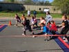 A fun run for the young kids also raised some money for scholarships Saturday.