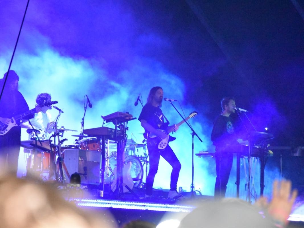 Tame Impala's psychedelic guitar riffs and stage design had the entire crowd in awe at Boston Calling 2019.