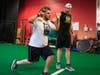 Foxborough's Connor Hogan is in the gym after lunch most days why training with the U.S. Paralympic alpine skiing team.