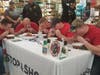 In just five minutes, Foxborough firefighters Joseph Rabuffo, Colin Sweeney, Joe Danton, Parker Merritt and PJ Belham devoured 17 pounds of wings.