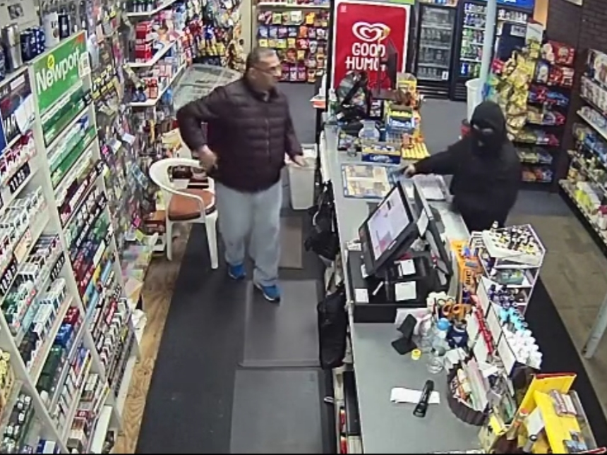 Police are looking for a man who robbed Terri's Market at 12 Louise Road in Dedham on Feb. 10.