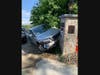 An Easton man was arrested after Braintree police said he intentionally crashed his car into a police cruiser on Granite Street and injured an officer.