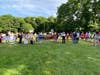 Stoughton protestors meet at Halloran Park to stand against systemic racism and celebrate Juneteenth.