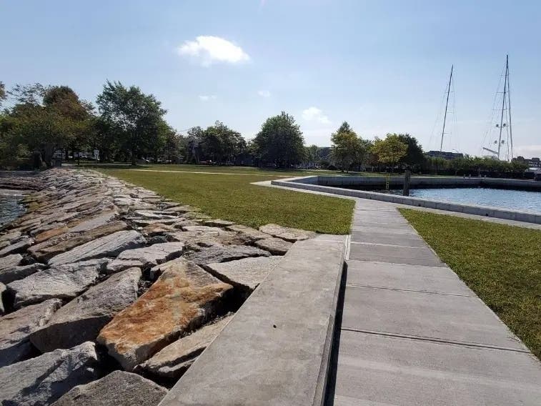 Nestled in Newport's Point neighborhood, construction to rehabilitate Storer Park​ began in February 2020 and was completed about nine months later.