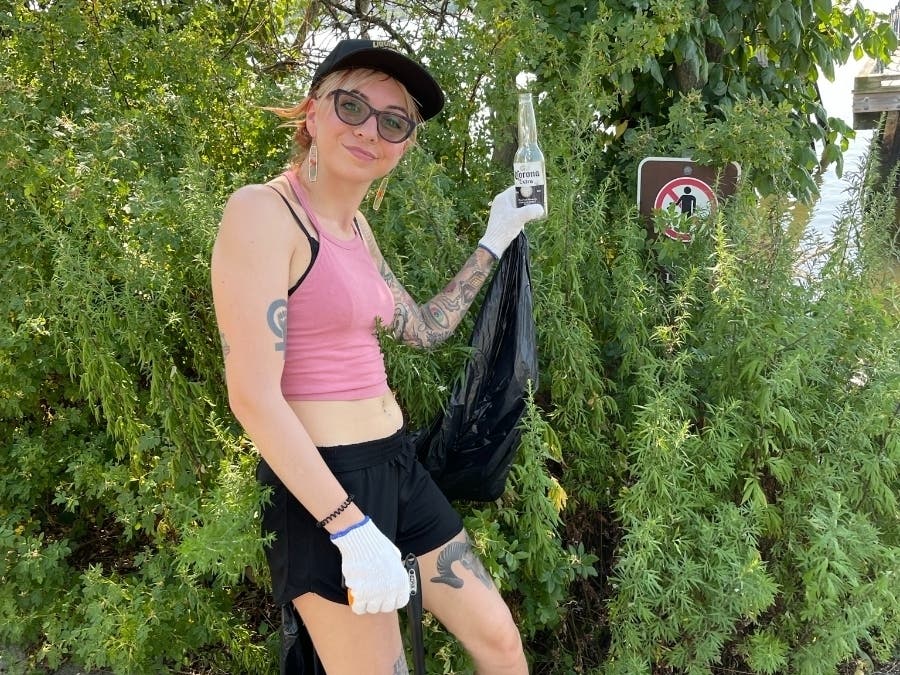 Robyn Dubois, the owner of Honey Comb Studio in Cranston, will host a community clean-up at India Point Park in Providence to clear plastic and other litter from the area. The clean-up event is scheduled for Feb. 11.