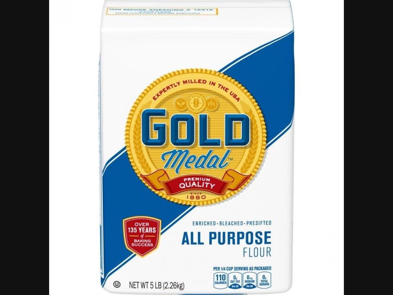 General Mills recalled two, five and 10-pound bags of its Gold Medal unbleached and bleached all purpose flour. 