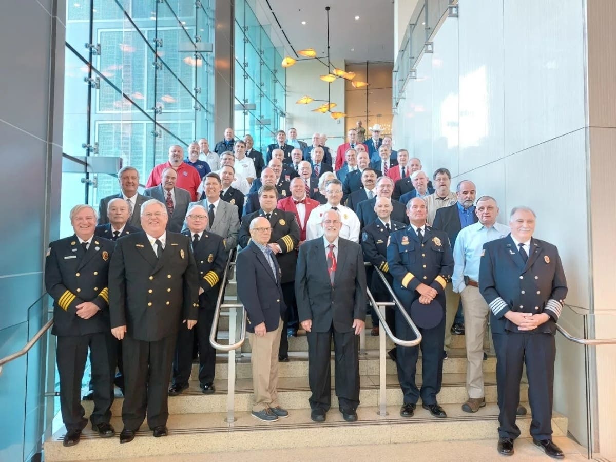 The National Volunteer Fire Council's Board at their spring meeting. Retired Deputy Chief and National Volunteer Fire Council (NVFC) 1st Vice Chairman Kevin Quinn represented the department during the council's annual spring meeting earlier this month.