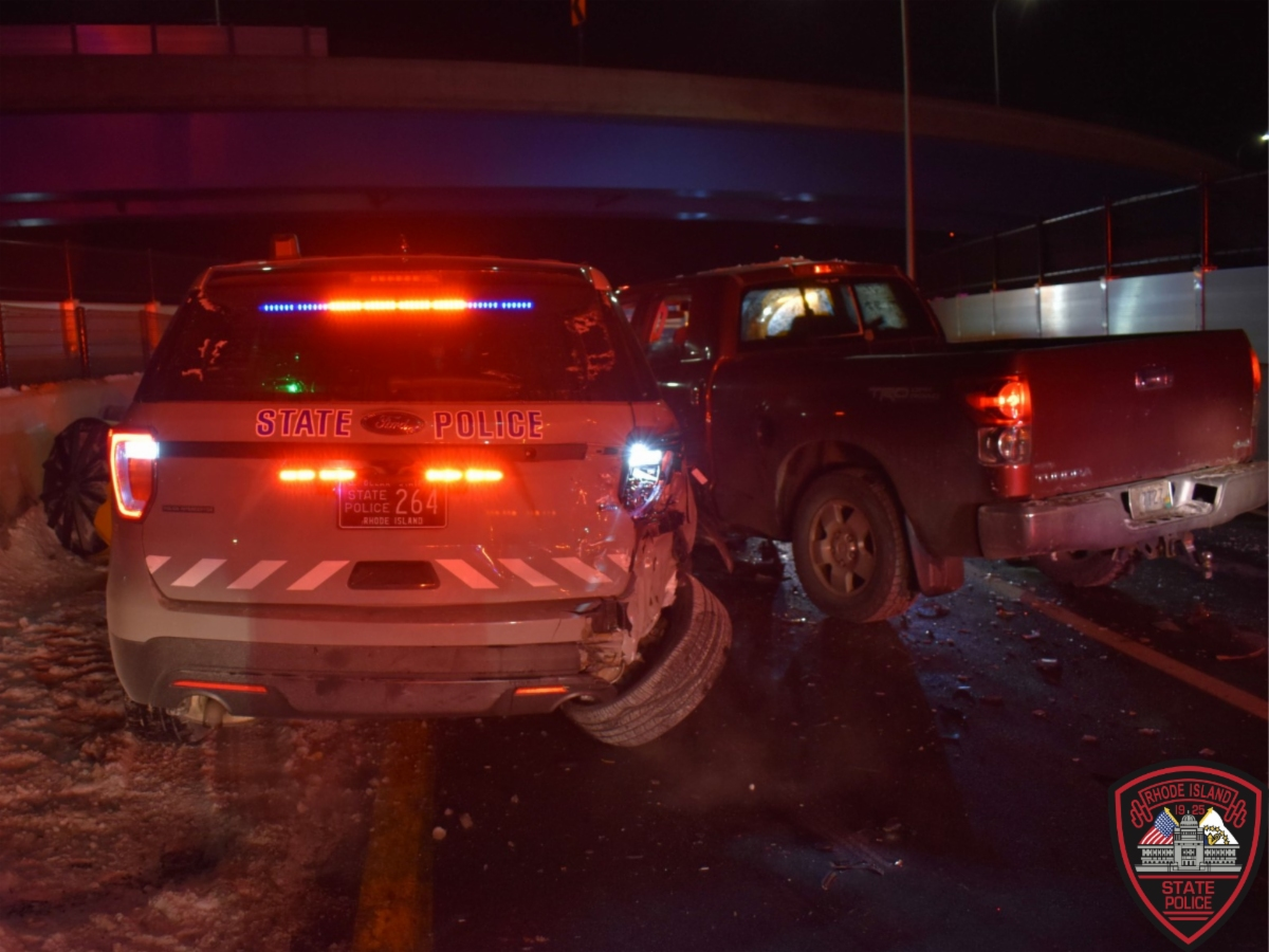 Johnston Man Charged With DUI After Crash Into 2 State Police Cruisers ...