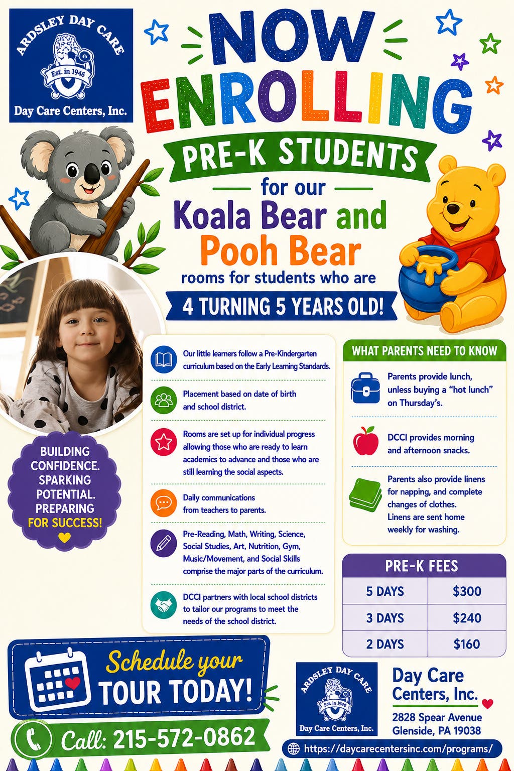 Now Enrolling Students for 2026/2027 Pre-K