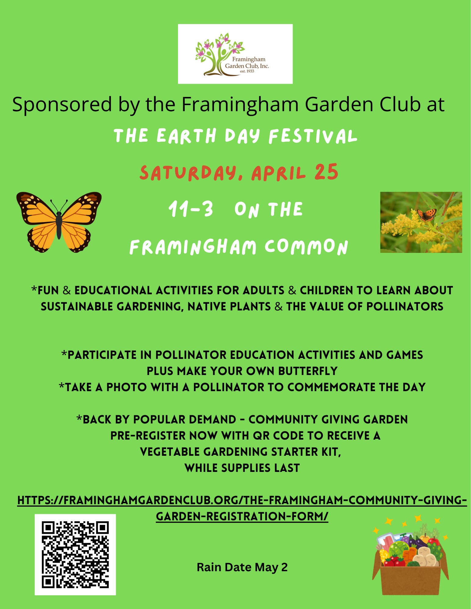 Community Giving Garden at Earth Day Festival