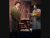 (left to right) Jim Quickstad of Berkeley Heights as Colonel Pickering and Erin Feith of Florham Park as Eliza Doolittle
