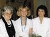 Jill Galus, center, at her Gold Award ceremony. With her are her grandmother and mother, all Girl Scout members.   