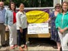 Newburyport Bank members donated $786 to Girl Scouts of the Green and White Mountains. From left are bank staff and Kelli Brown, director of fund development for the Girl Scout council.