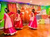 Bollywood dance by  Tanya (left), Abha (center) and Hassi (right) during the talent show.