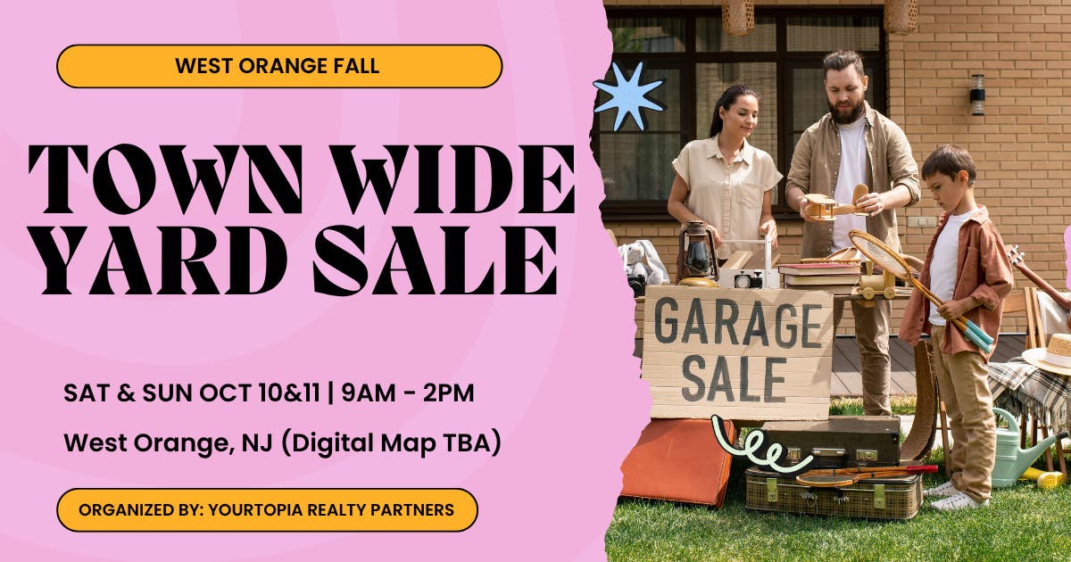 Town wide yard sale Sat Oct 10th & Sun Oct 11th