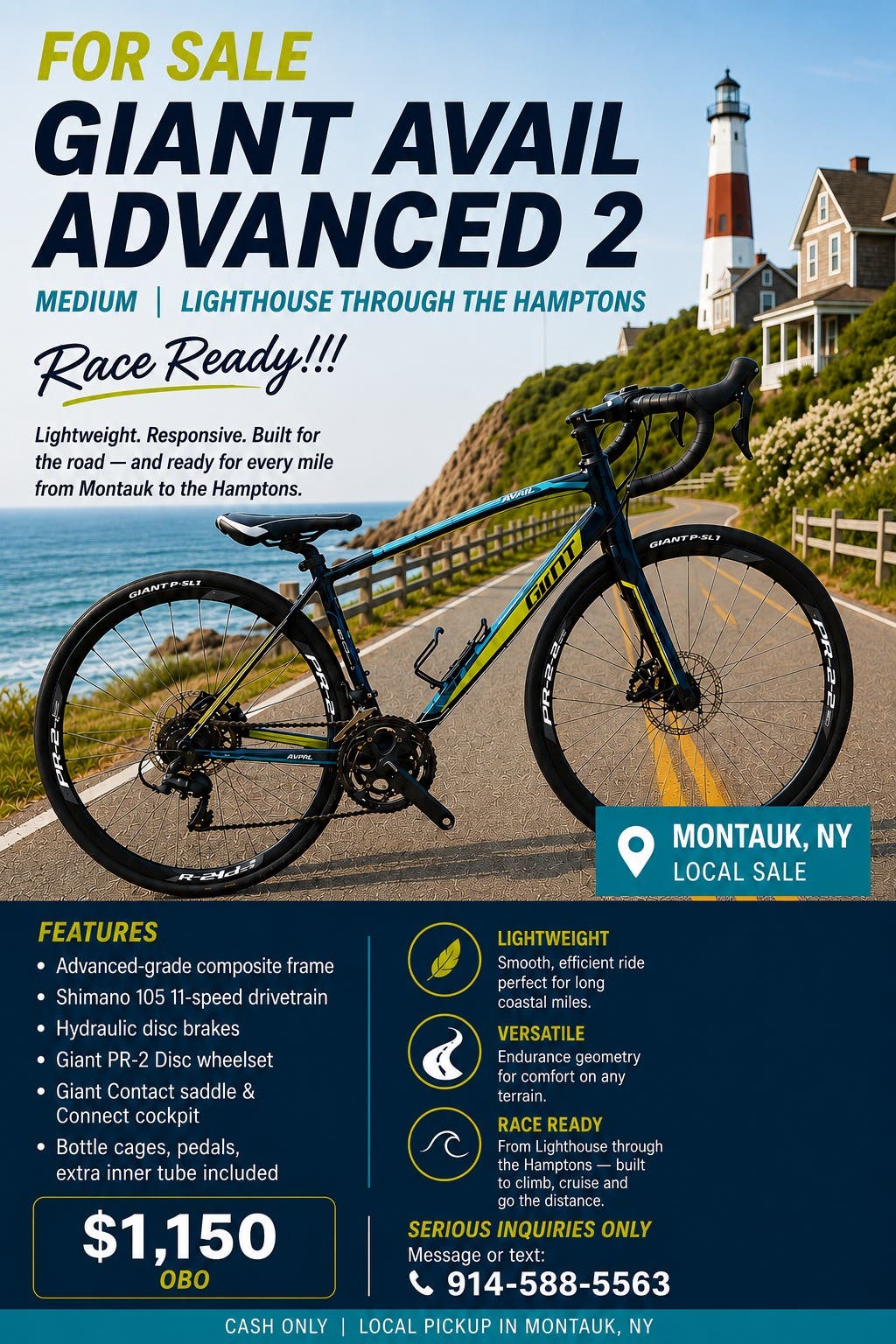 GIANT AVAIL Advanced 2 Endurance Road Bike for Sale
