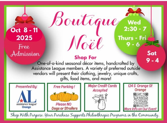 Boutique Noel - By Assistance League of Orange
