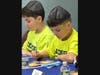 6th graders concentrating.