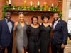 Saint Leo students Wakens Leonard, Ashley Butler, Aveon Montia Moon, Celine-Deon Palmer, and Ryan Roper enjoyed the inauguration scholarship gala. 